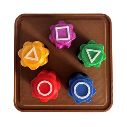 New 5PCS Gonggi Korean Game Stone Set Catching Toy Gonggi Squid Gong Gi Game Korean Gonggi Game Jack Stone Pebbles Set