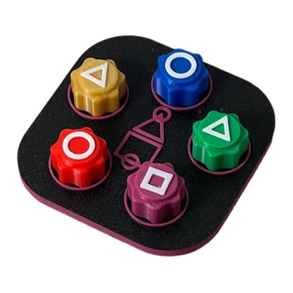 New 5PCS Gonggi Korean Game Stone Set Catching Toy Gonggi Squid Gong Gi Game Korean Gonggi Game Jack Stone Pebbles Set