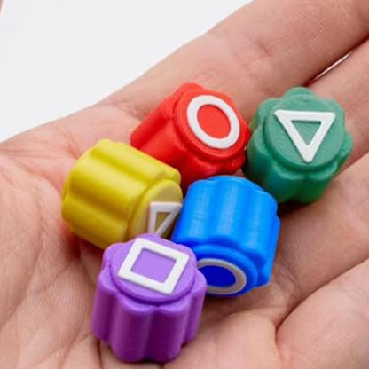 New 5PCS Gonggi Korean Game Stone Set Catching Toy Gonggi Squid Gong Gi Game Korean Gonggi Game Jack Stone Pebbles Set